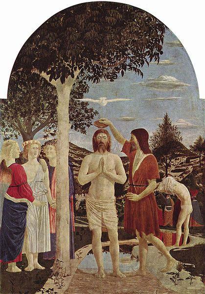 Piero della Francesca The Baptism of Christ France oil painting art